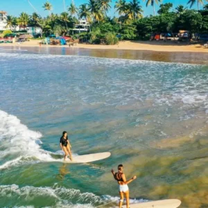surf the waves in weligama with experienced instructors $35 per person